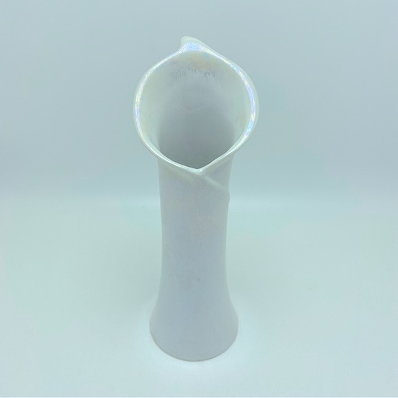 Vintage FTDA 1989 Iridescent Calla Lily Vase - Picture 1 of 5